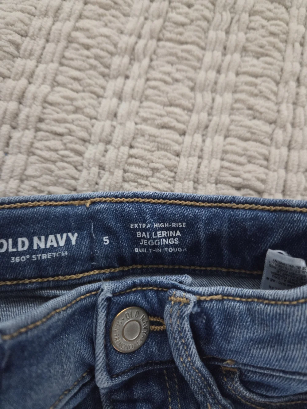 Old Navy Kids Skinny Jeans Trio in Dark Blue, Medium Blue, Light Blue